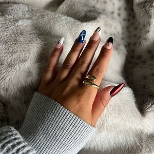 Stylish Multicolor Nail Art